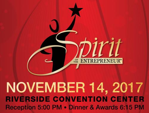 Top entrepreneurs of the Inland Empire will compete for the Spirit of the Entrepreneur Award on November 14! Image.